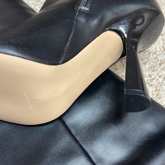 NIB Good American Carla Over-The-Knee Boot Black - Picture 7 of 9